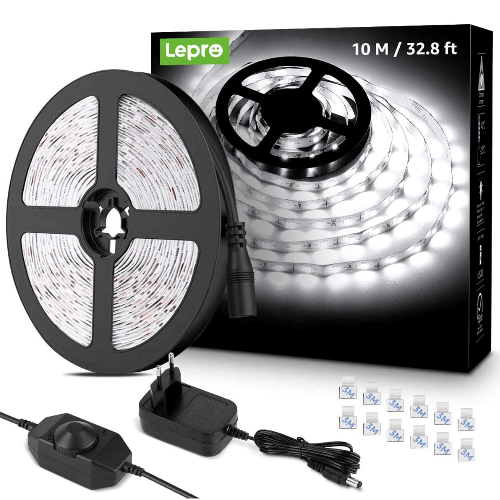 Tira-LED-blanco-frío-LePro-de-10m